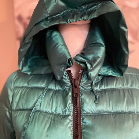 A.N.A Packable Teal Down Coat Sz S - Picture 5 of 10